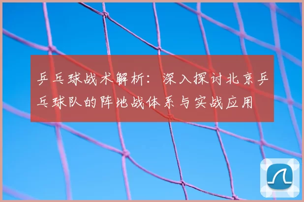 乒乓球战术解析:深入探讨北京乒乓球队的阵地战体系与实战应用