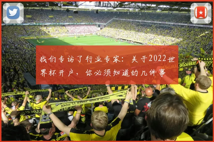 我们专访了行业专家:关于2022世界杯开户,你必须知道的几件事
