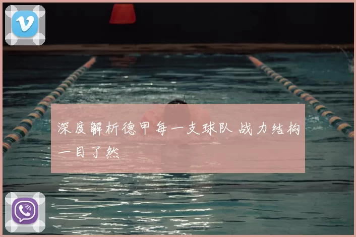 深度解析德甲每一支球队 战力结构一目了然